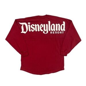 Disney Logo Spirit Jersey Red/Burgundy Large Adult